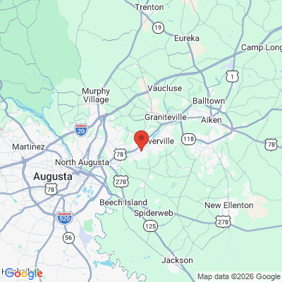 Map to  office in Burnettown, SC