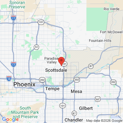 Map to  office in Scottsdale, AZ