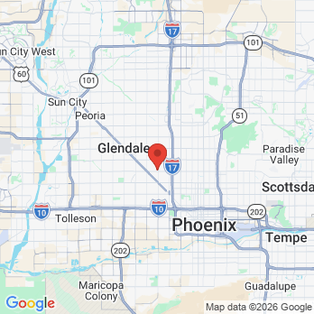 Map to Risas Dental and Braces-Alhambra office in Phoenix, AZ
