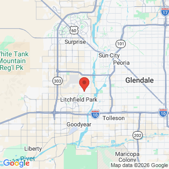 Map to Family Dental Station- Litchfield office in Litchfield Park, AZ
