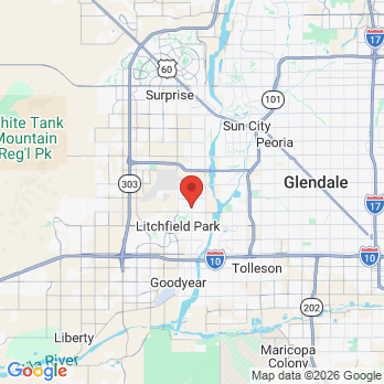 Map to Nelson J. Mar DDS office in Litchfield Park, AZ