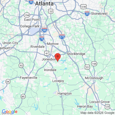 Map to  office in Jonesboro, GA