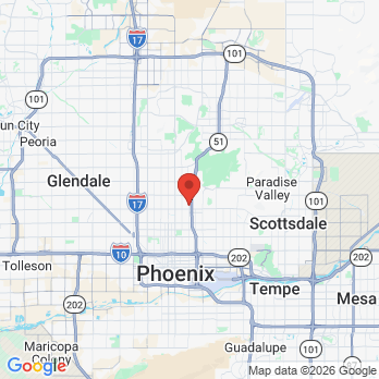 Map to Dr. Brandon Harris – Biltmore Cosmetic & Restorative Dentistry Phoenix office in Phoenix, AZ