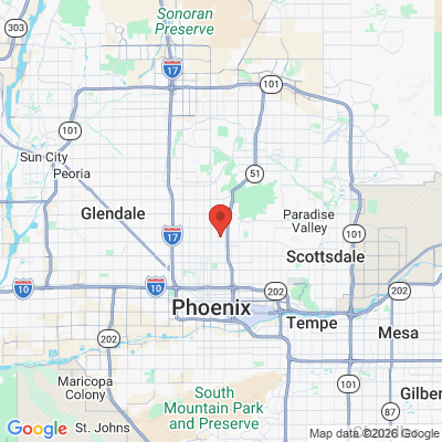 Map to  office in Phoenix, AZ