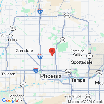 Map to SILVERTREE DENTISTRY office in Phoenix, AZ