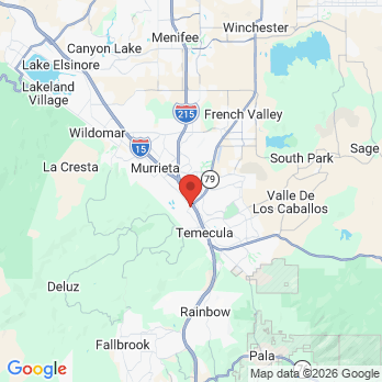 Map to Temecula Ridge Dentistry office in Temecula, CA