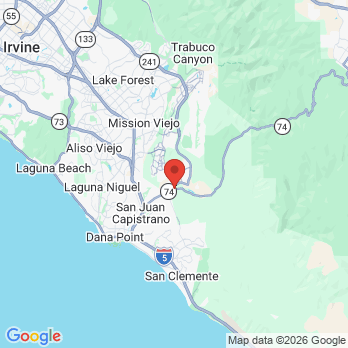 Map to SOCO Pediatric Dentistry and Orthodontics  office in Mission Viejo, CA