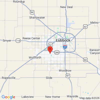 Map to  office in Lubbock, TX