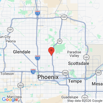 Map to Central Office office in Phoenix, AZ