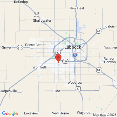 Map to  office in Lubbock, TX