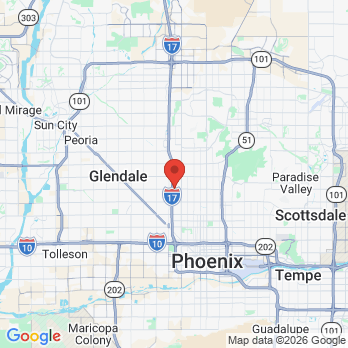 Map to HAPPY TEETH BETHANY office in PHOENIX, AZ