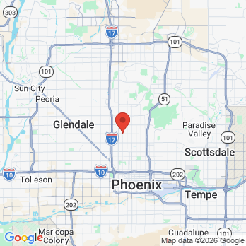 Map to Beautiful Smilez office in Phoenix, AZ