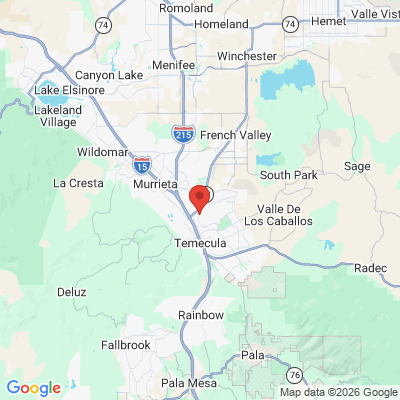 Map to  office in Temecula, CA