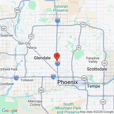 Map to  office in Phoenix, AZ