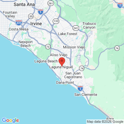 Map to Dr. Kimberly Ward and Associates  office in Laguna Niguel, CA