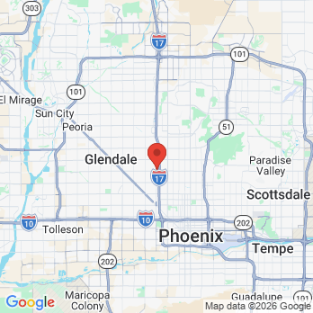 Map to Desert Valley Bethany Home office in Phoenix, AZ