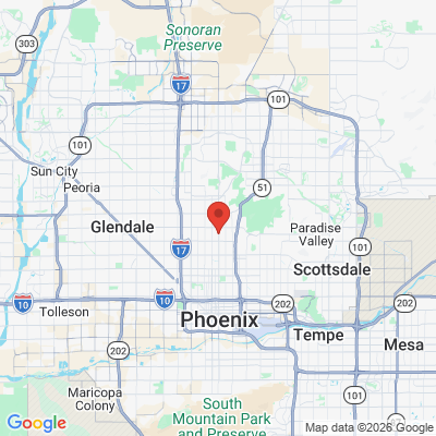 Map to  office in Phoenix, AZ