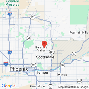 Map to S&L Dental office in Scottsdale, AZ