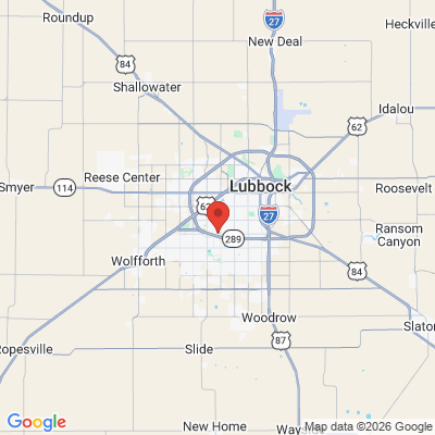 Map to  office in Lubbock, TX