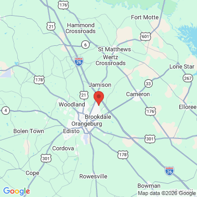 Map to  office in Orangeburg, SC
