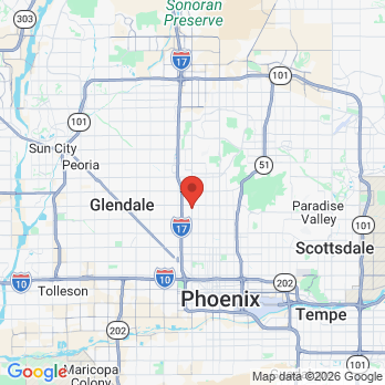 Map to API Dental office in Phoenix, AZ