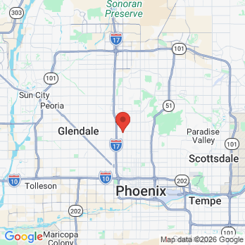 Map to Phoenix Pediatric Dental & Orthodontics office in Phoenix, AZ