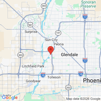 Map to Smile Transformation Centre office in Glendale, AZ