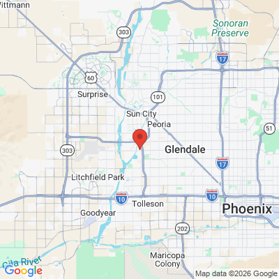 Map to Smile Transformation Center office in Glendale, AZ
