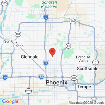 Map to John M Goodwwin,D.D.S. office in phoenix, AZ
