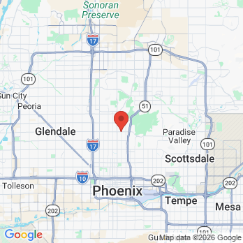 Map to Dental Therapy office in Phoenix, AZ