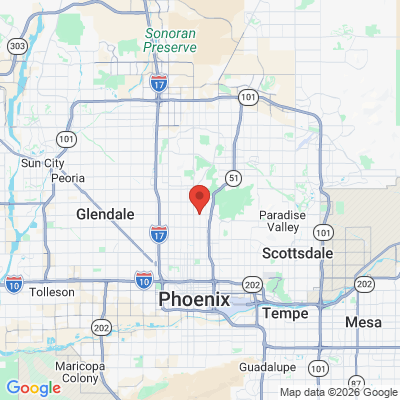 Map to Dental Therapy office in Phoenix, AZ