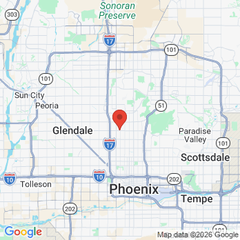 Map to Dental 32 office in Phoenix, AZ