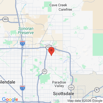 Map to Dental on Central Tatum Point office in Phoenix, AZ