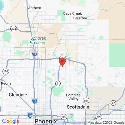 Map to  office in Phoenix, AZ
