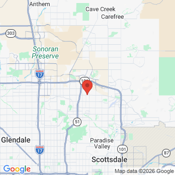 Map to PDS Health Foundation Dentists for Special Needs office in Phoenix, AZ