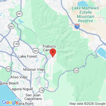 Map to Orovida Cosmetic & Family Dentistry office in Trabuco Canyon, CA