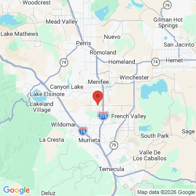 Map to  office in Murrieta, CA