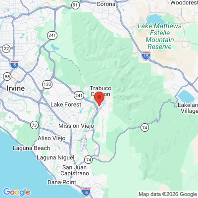 Map to Sylvia Carlos DDS office in Rancho Santa Margarita, CA