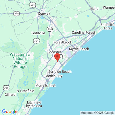 Map to  office in Surfside Beach, SC