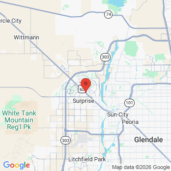 Map to Surprise Dental and Denture  office in Surprise, AZ