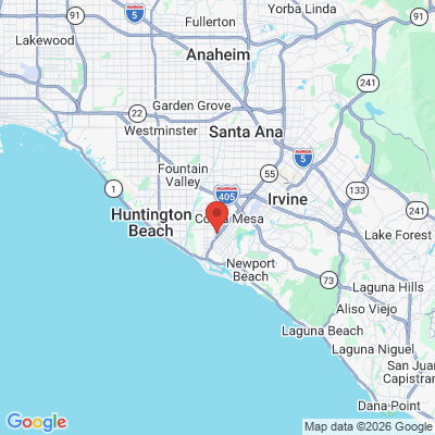 Map to  office in Costa Mesa, CA
