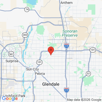 Map to Primary Office office in glendale, AZ