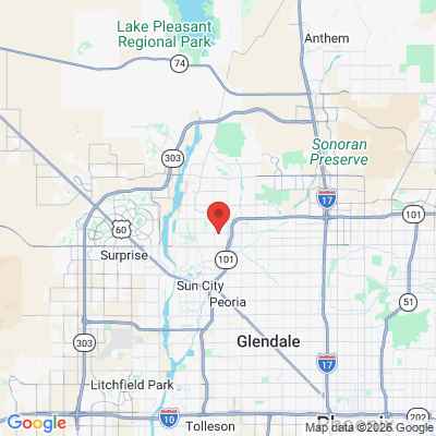 Map to  office in Peoria, AZ