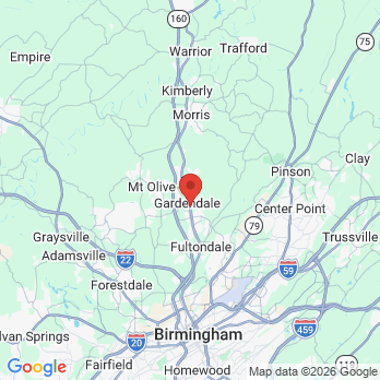 Map to Maggie G. Pond DMD office in Gardendale, AL