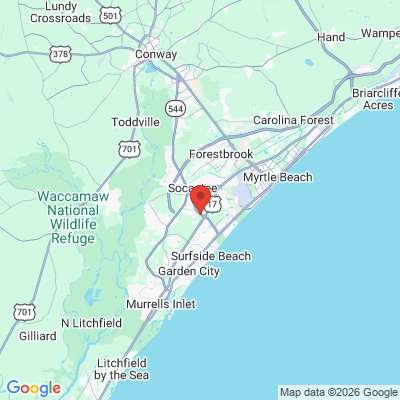 Map to  office in Myrtle Beach, SC