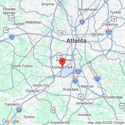 Map to  office in College Park, GA