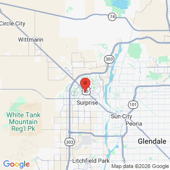 Map to Primary Office - Thomas T Pham DDS office in Surprise, AZ
