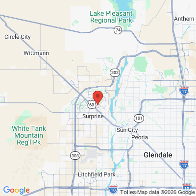Map to SAINI  SMILES  office in Sun City West, AZ