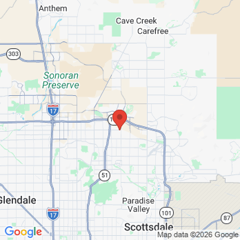 Map to Kids Klub Pediatric Dentistry office in Phoenix, AZ