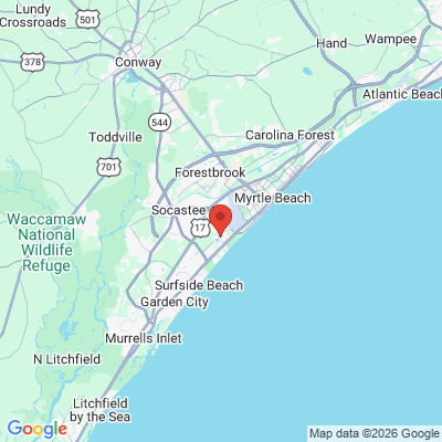 Map to  office in Myrtle Beach, SC